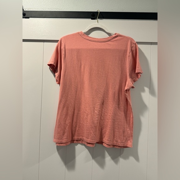 Solid Rose Pink Tee Large - Picture 2 of 2